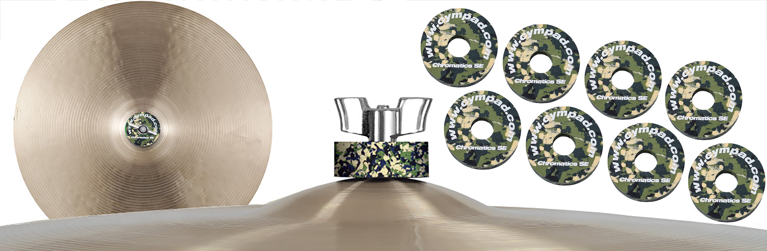 Lot 5 Pads Cymbales Cympad Chromatics SE - Protection Et Personnalisation
